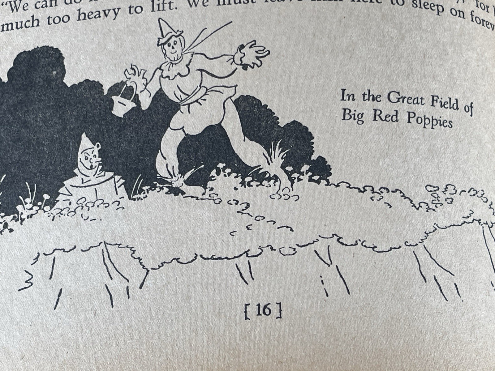 1939 The Story of The Wizard of OZ picture book Whitman USA 48 pages vintage B&W