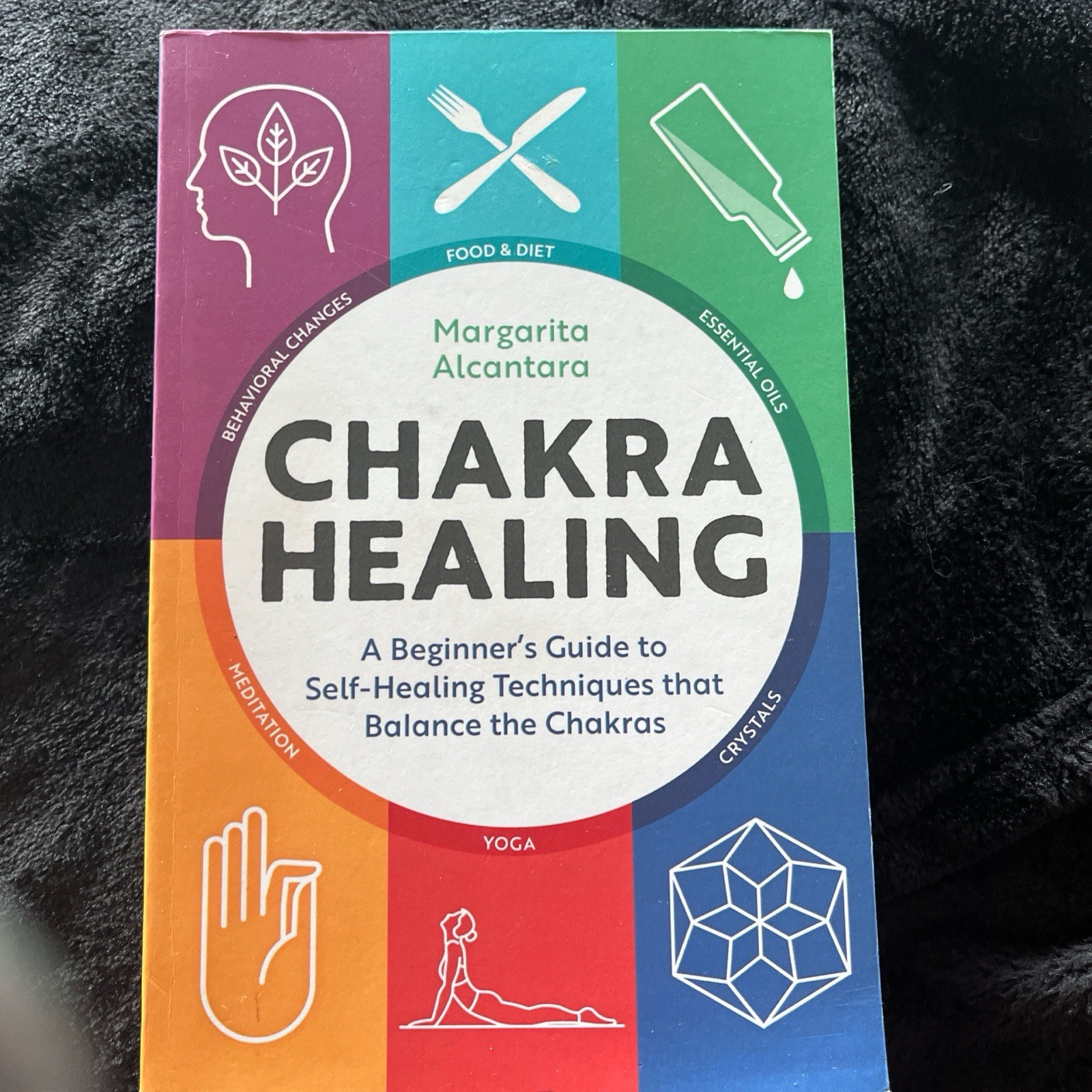 Chakra Healing by Margarita Alcantara Paperback Guide Self-Healing Yoga