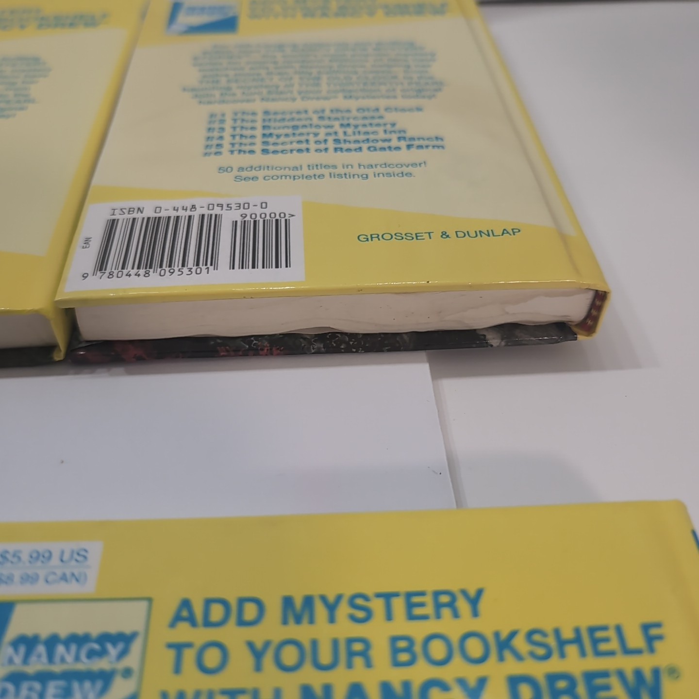 Lot of Nancy Drew Flashlight Series Books Carolyn Keene HARDCOVERS Lot Of 22 G+