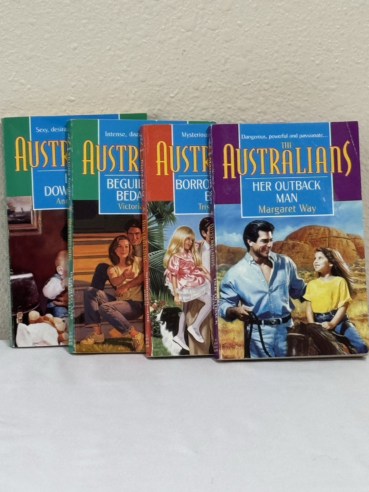Harlequin The Australians Romance Series Lot 4 Paperback Books