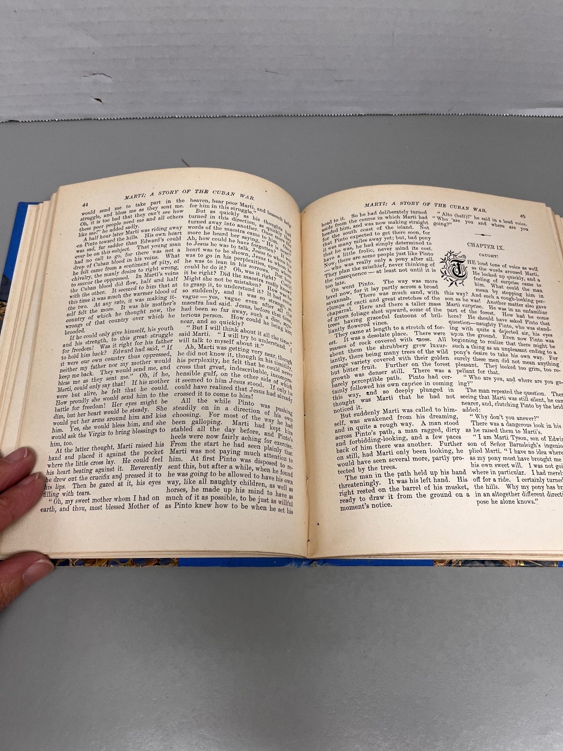 Marti a Story of the Cuban War Barnes 1899 First Edition David C. Cook