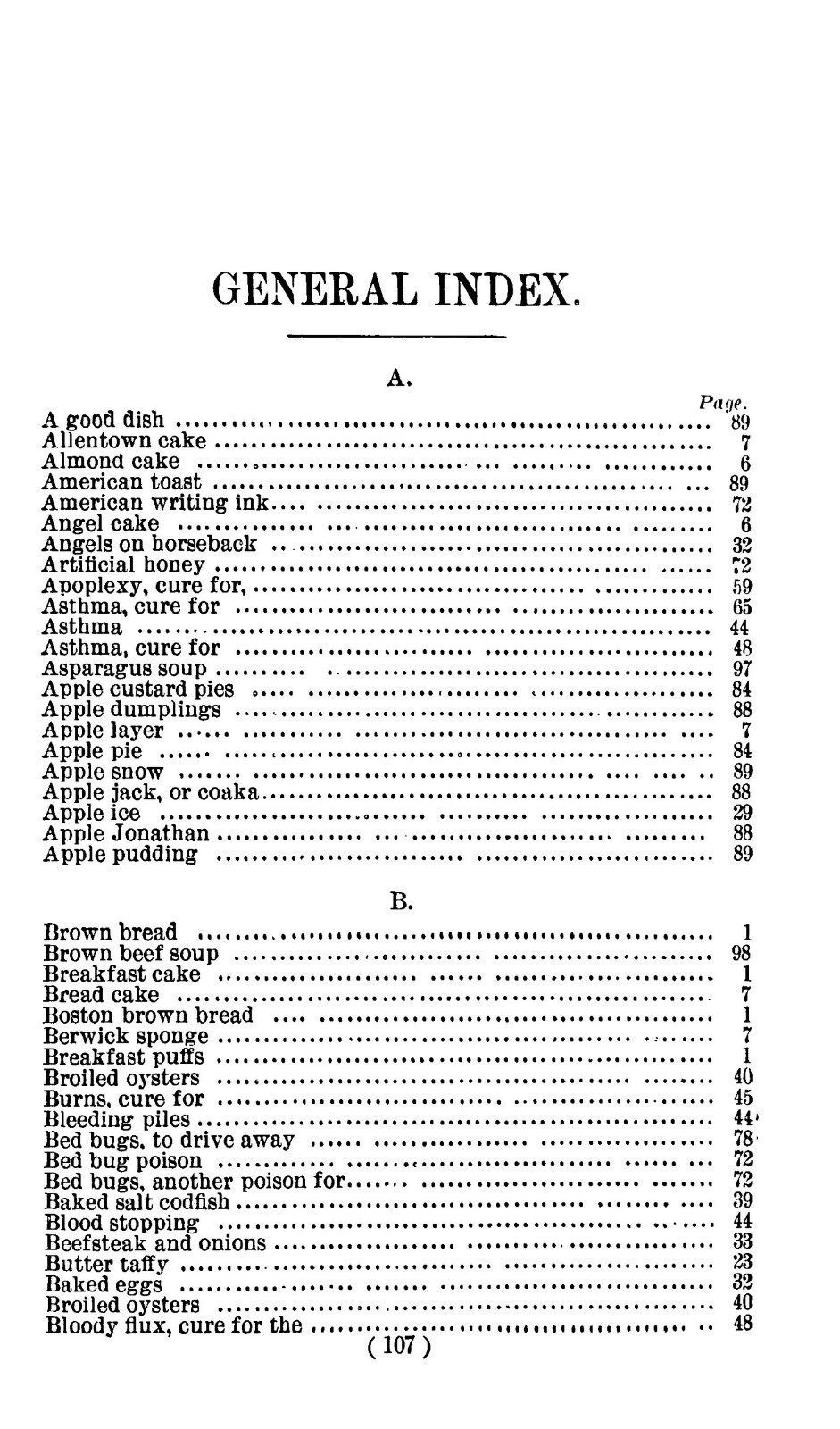 1893 The Worlds Fair Recipe Cook Book 119 Pages