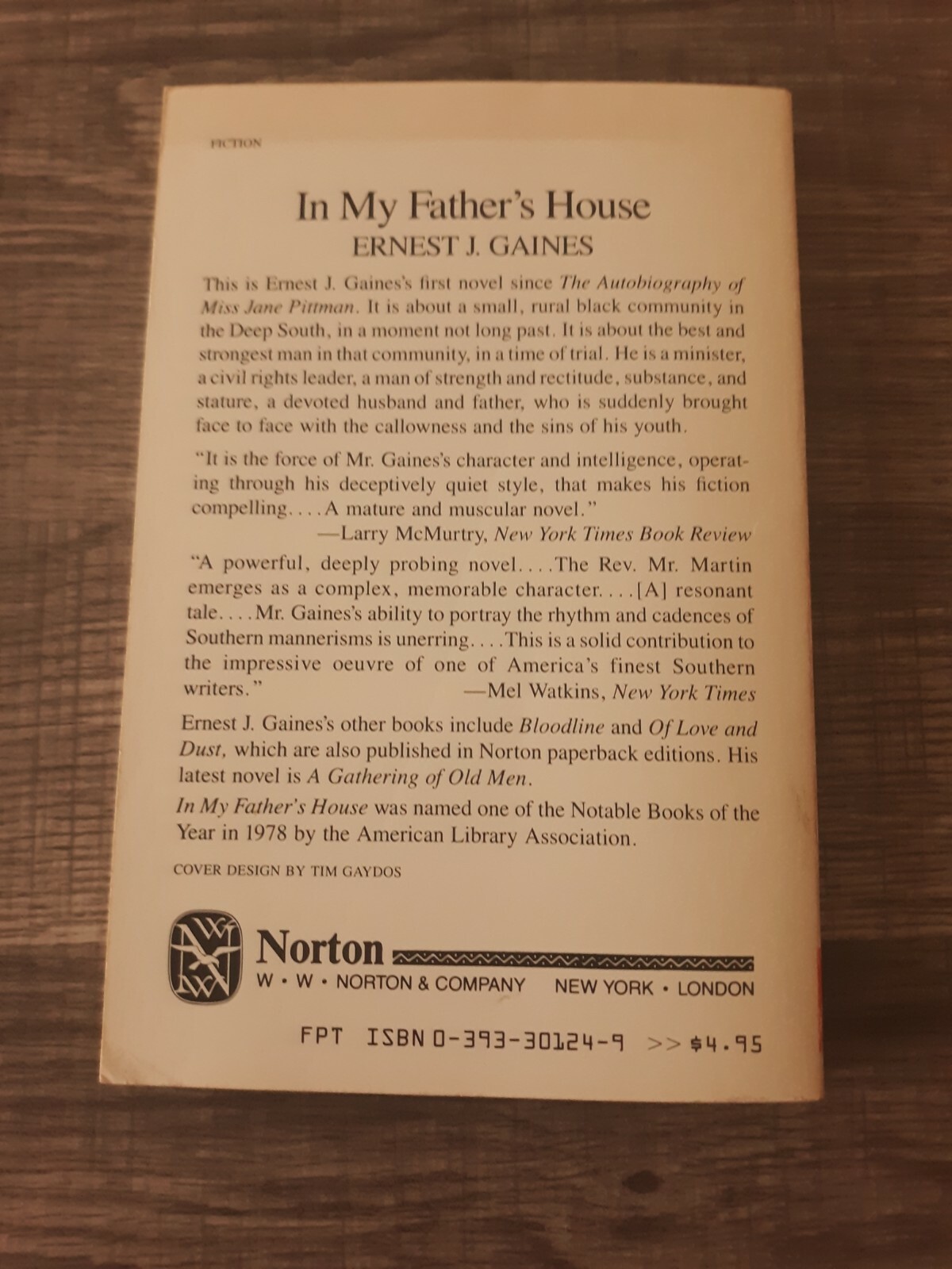 In My Father’s House, 1978, Paperback, Ernest J. Gaines