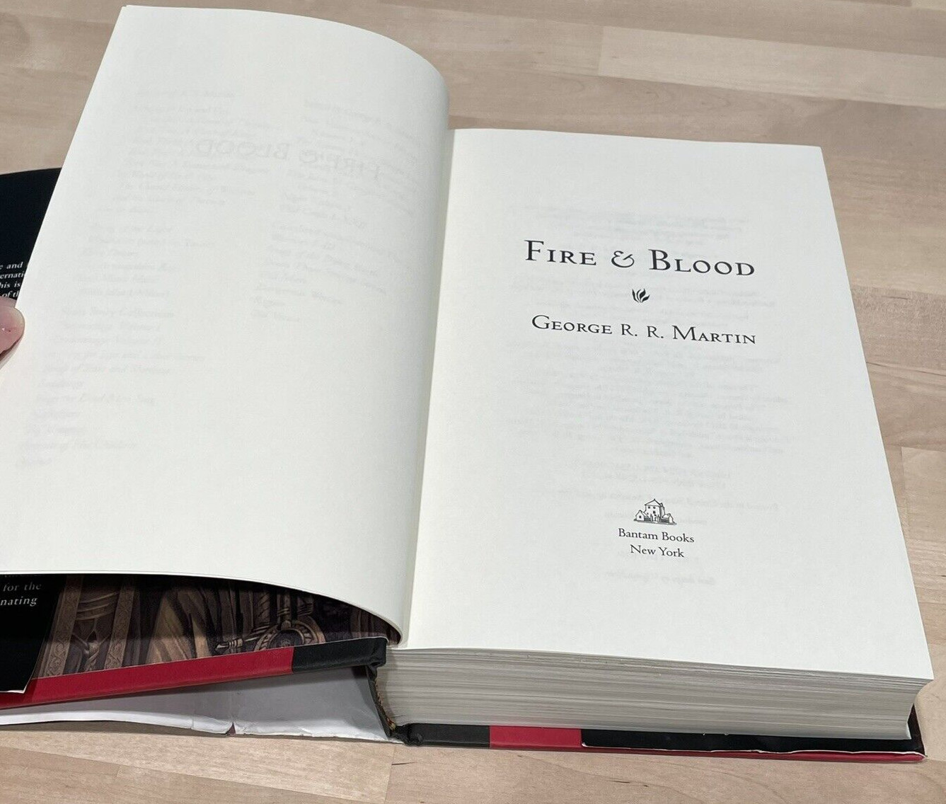 Fire & Blood George R.R Martin True 1st Edition USA Hardcover Illustrated