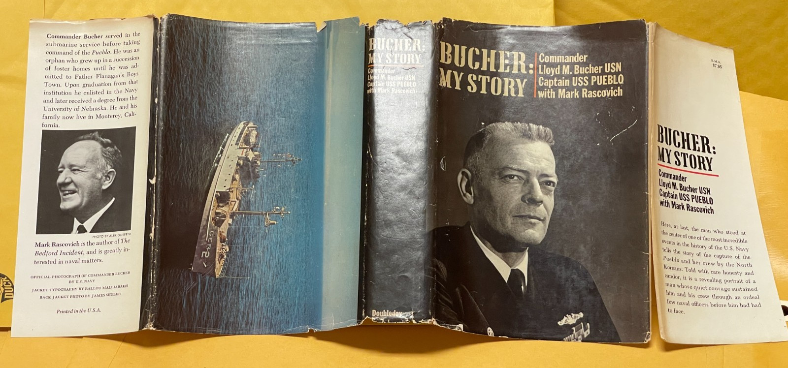 SIGNED / LLOYD M ‚PETE‘ BUCHER MY STORY / USN Captain USS Pueblo 1st Print+ More