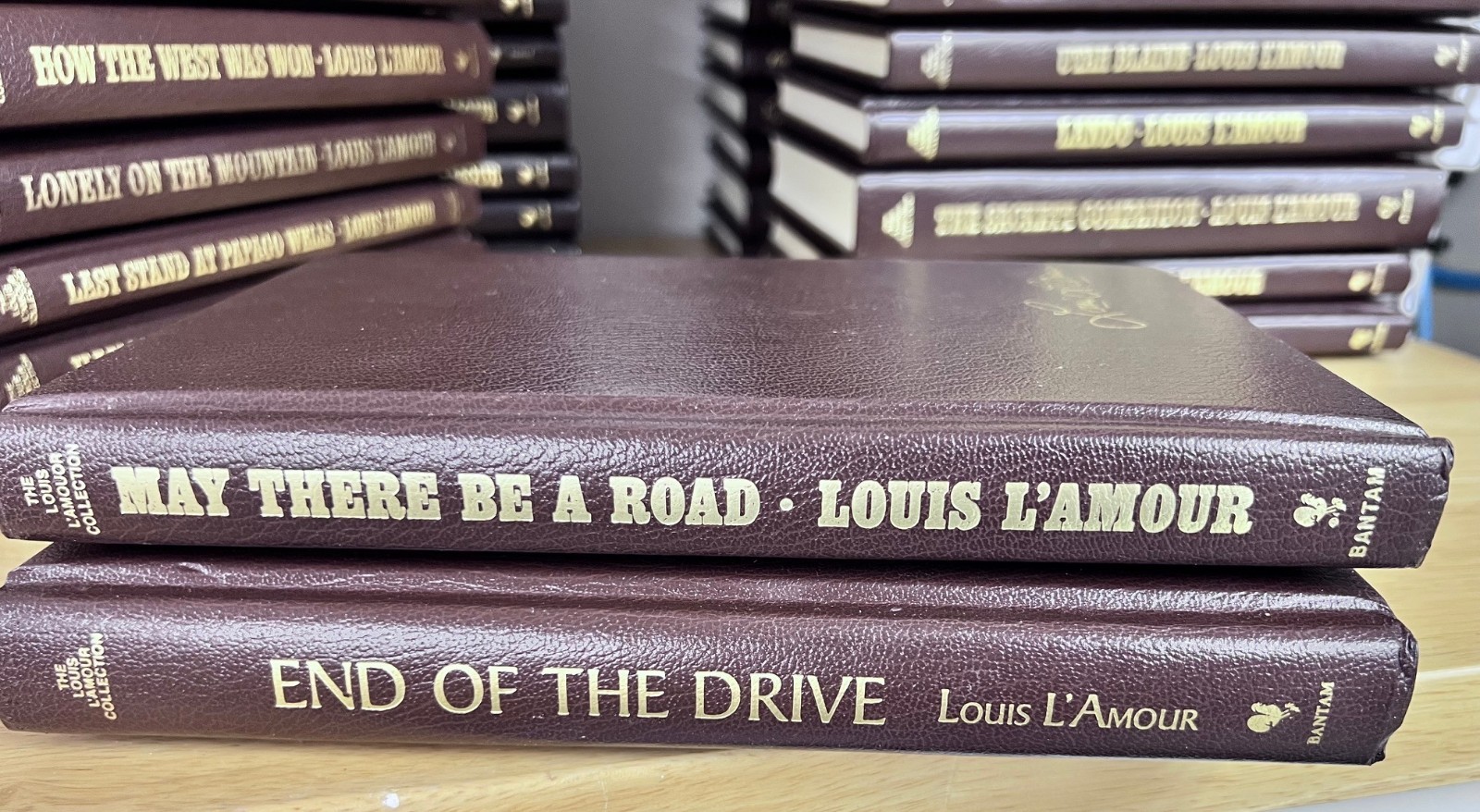 Louis L’Amour Leatherette Hardcover Books (Sold Individually) Read description!!