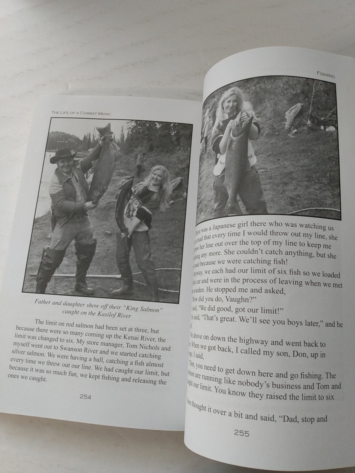 Combat Medic Korean War Life Story of a, Alaska Hunting Fishing Vaughn Dablemont