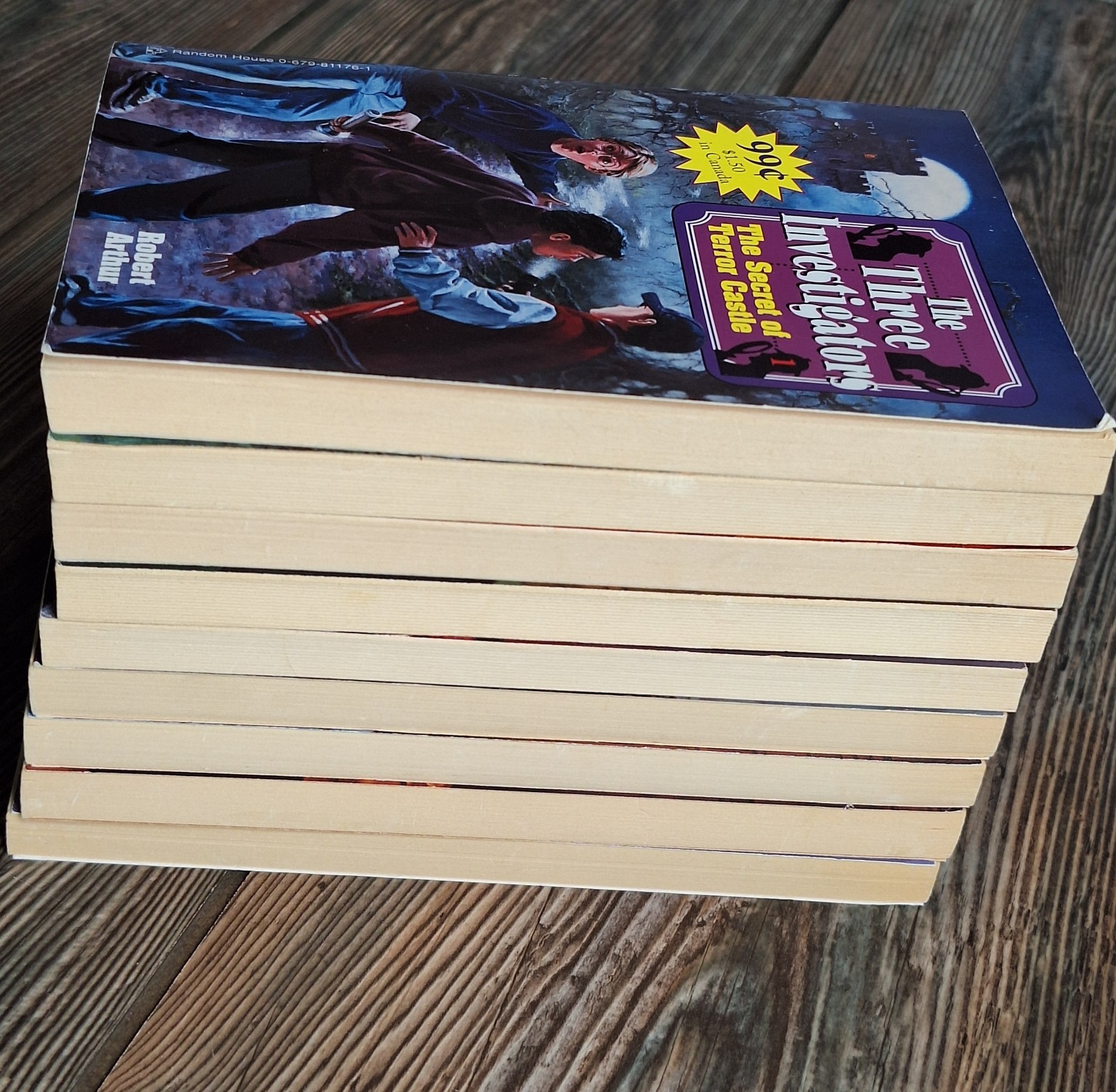 Vintage 1990s The 3 Investigators Book Bundle Lot Of 9 Mystery Detective Series