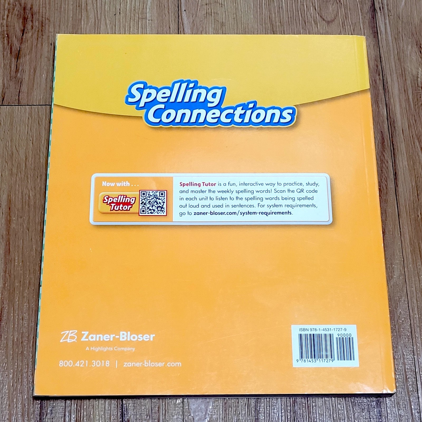 🔥 Spelling Connections Grade 5 (Paperback) Zaner-Bloser 336 Pages