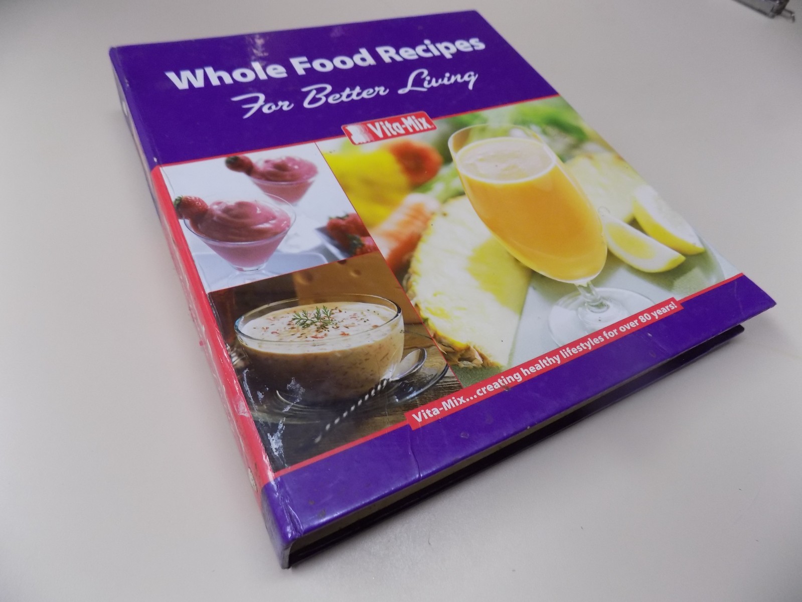 3 VITA-MIX COOKBOOKS ~WHOLE FOODS, SAVOR RECIPES & GETTING STARTED