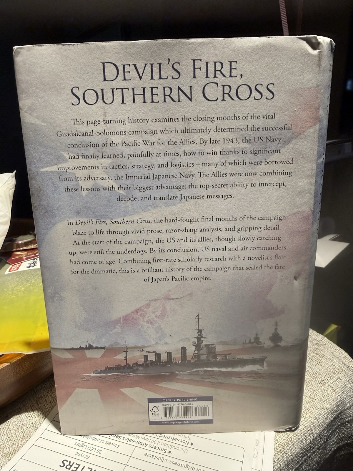 Devil’s Fire Southern Cross HC 1st Edition By Jeffrey R. Cox