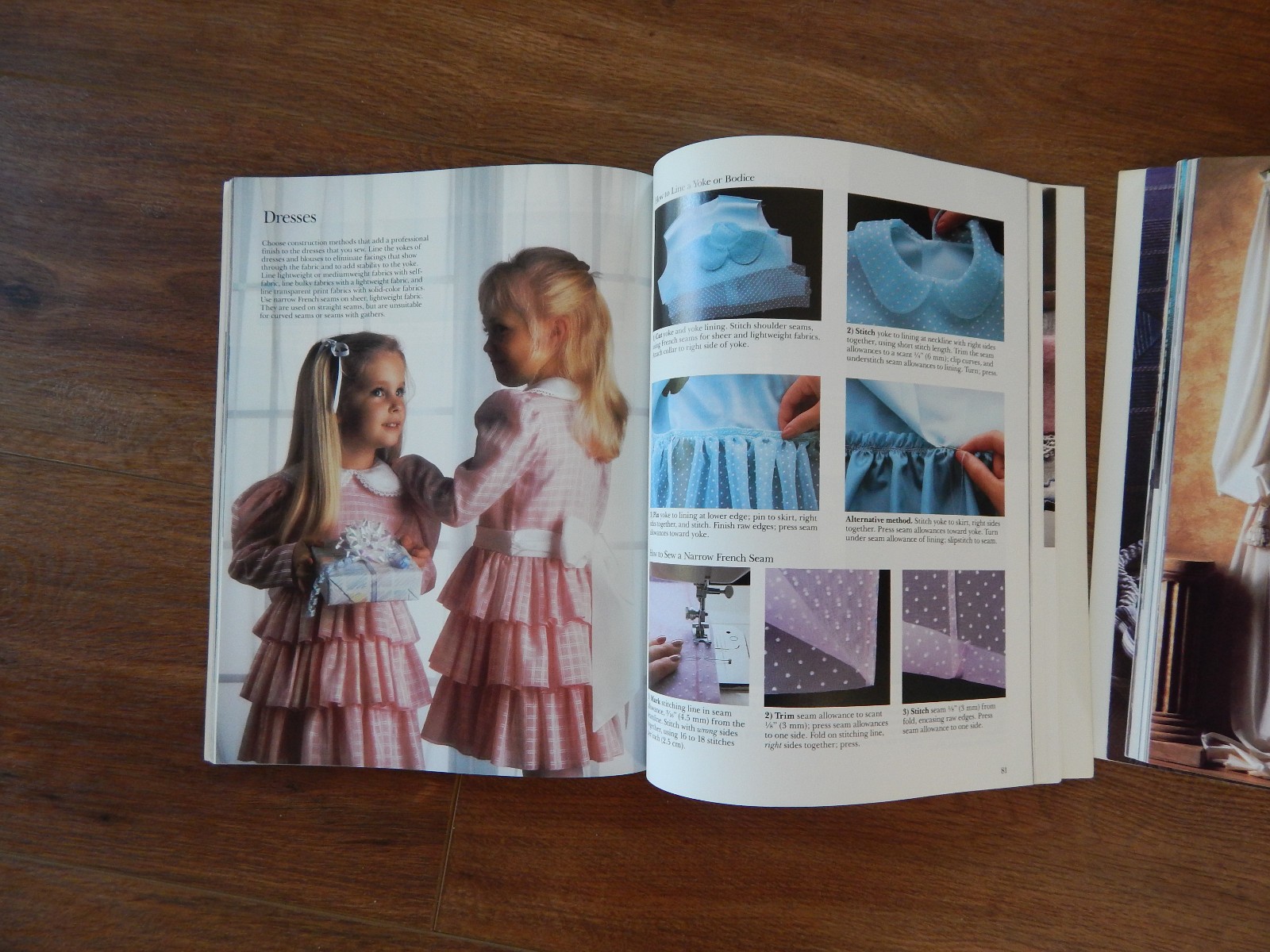 (3) Softcover Singer Sewing Reference Library For The Home & Children GREAT!!