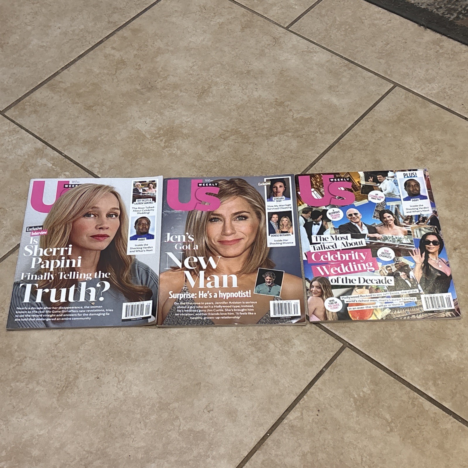3 US WEEKLY MAGAZINE SHERRI PAPINI FINALLY CELEBRITY WEDDING JENNIFER ANISTON 25