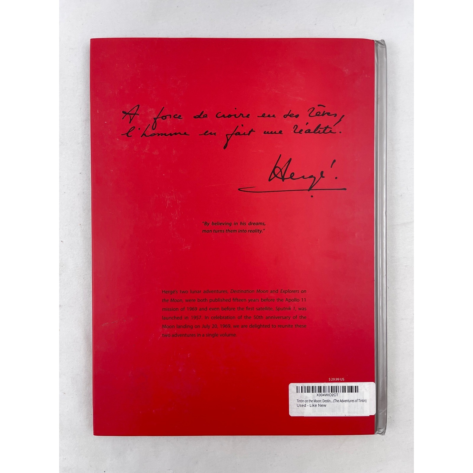 Hergé Tintin on the Moon Hardcover 2-in-1 Edition Destination Explorers 2019