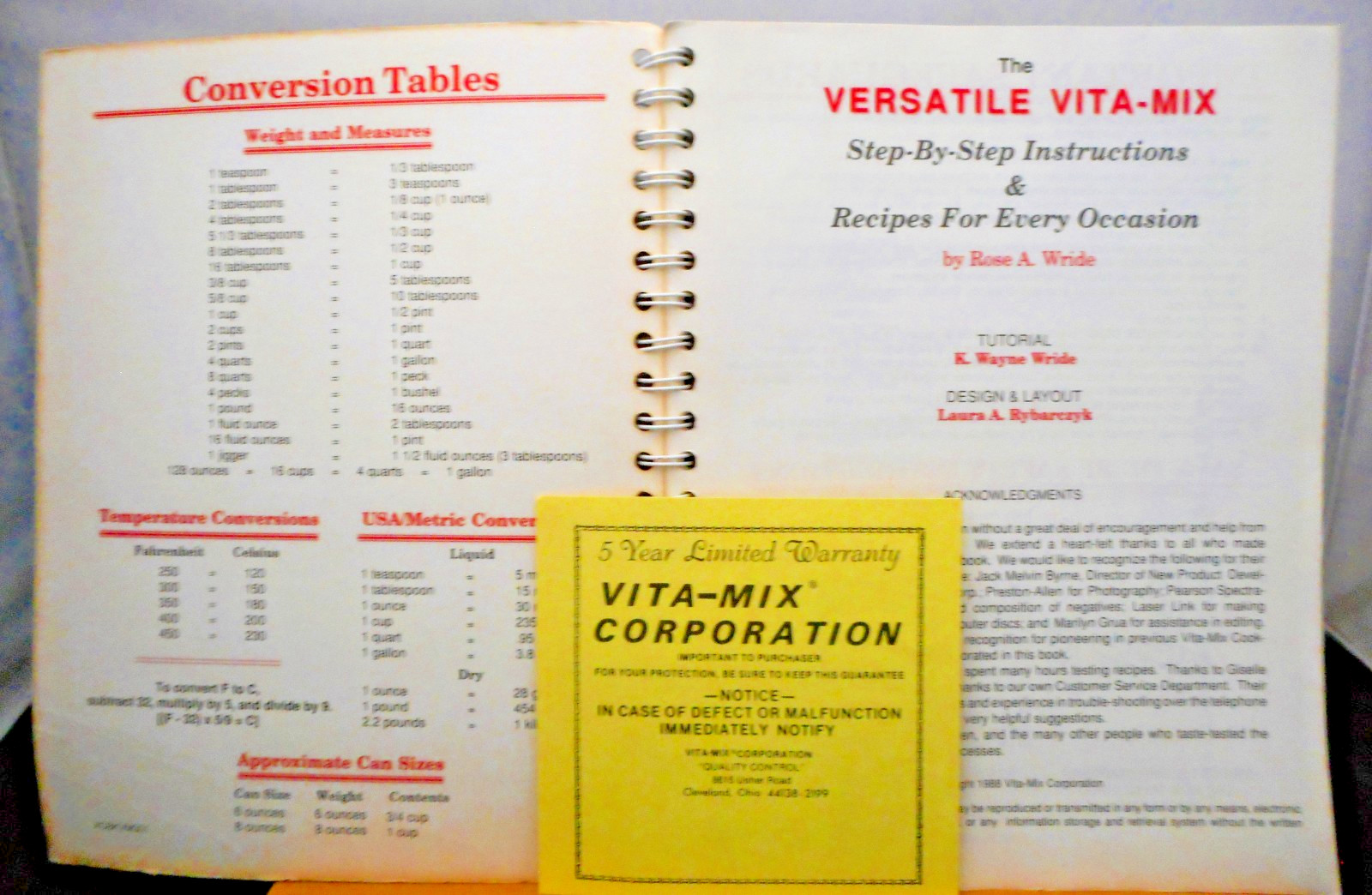 The Versatile Vita-Mix Step-By-Step Instructions & Recipes for Every Occasion