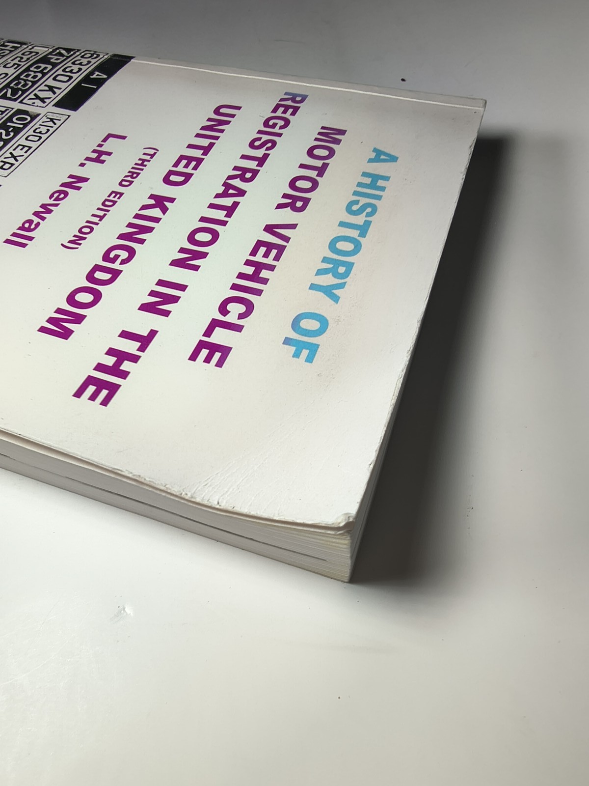A History of Motor Vehicle Registration in the United Kingdom