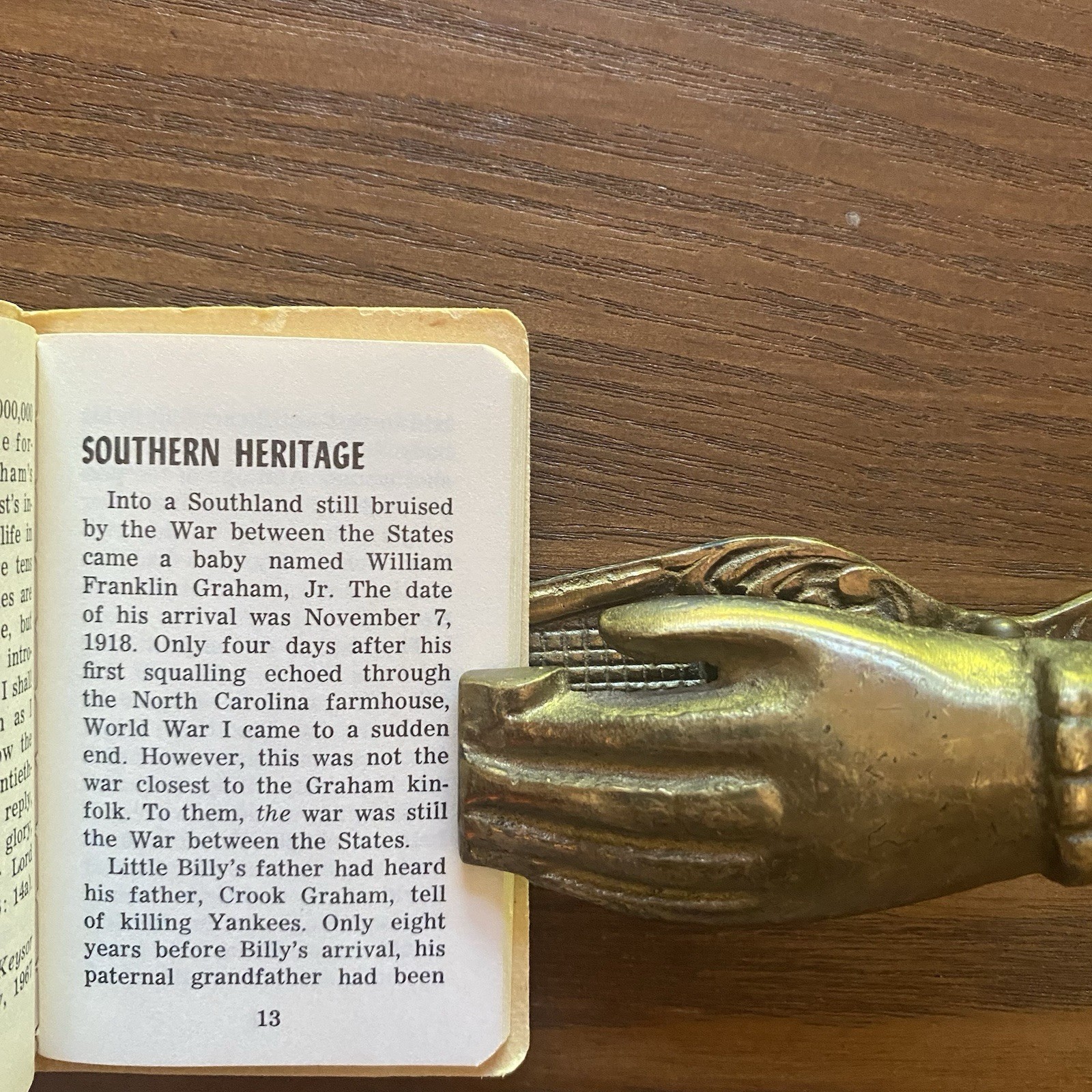 Billy Graham Miniature Book 1968 Charles Keysor 3 x 2 Softcover Christian