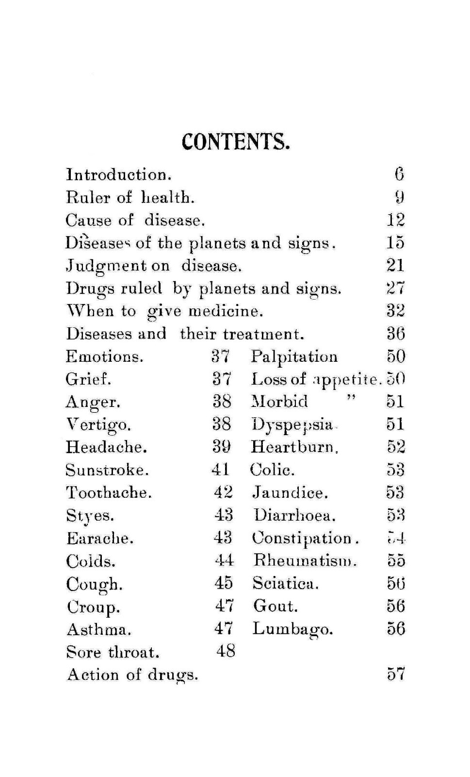 Medical Astrology „1899“ 71 Pages