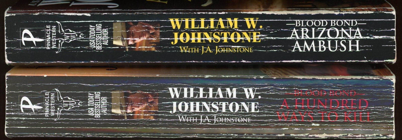 Blood Bond Western Action Adventure Lot of 2 Paperback by William W Johnstone