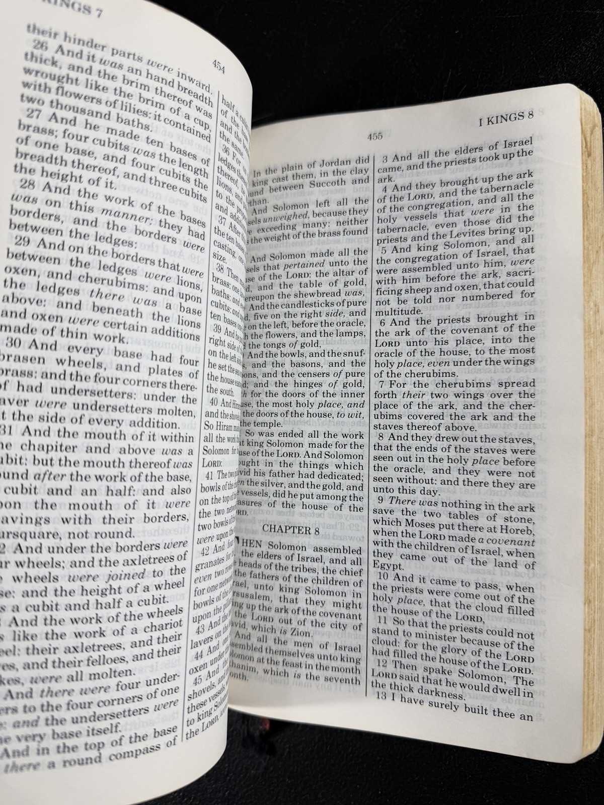 1979 Rex Humbard Prophecy Bible KJV Black Genuine Leather