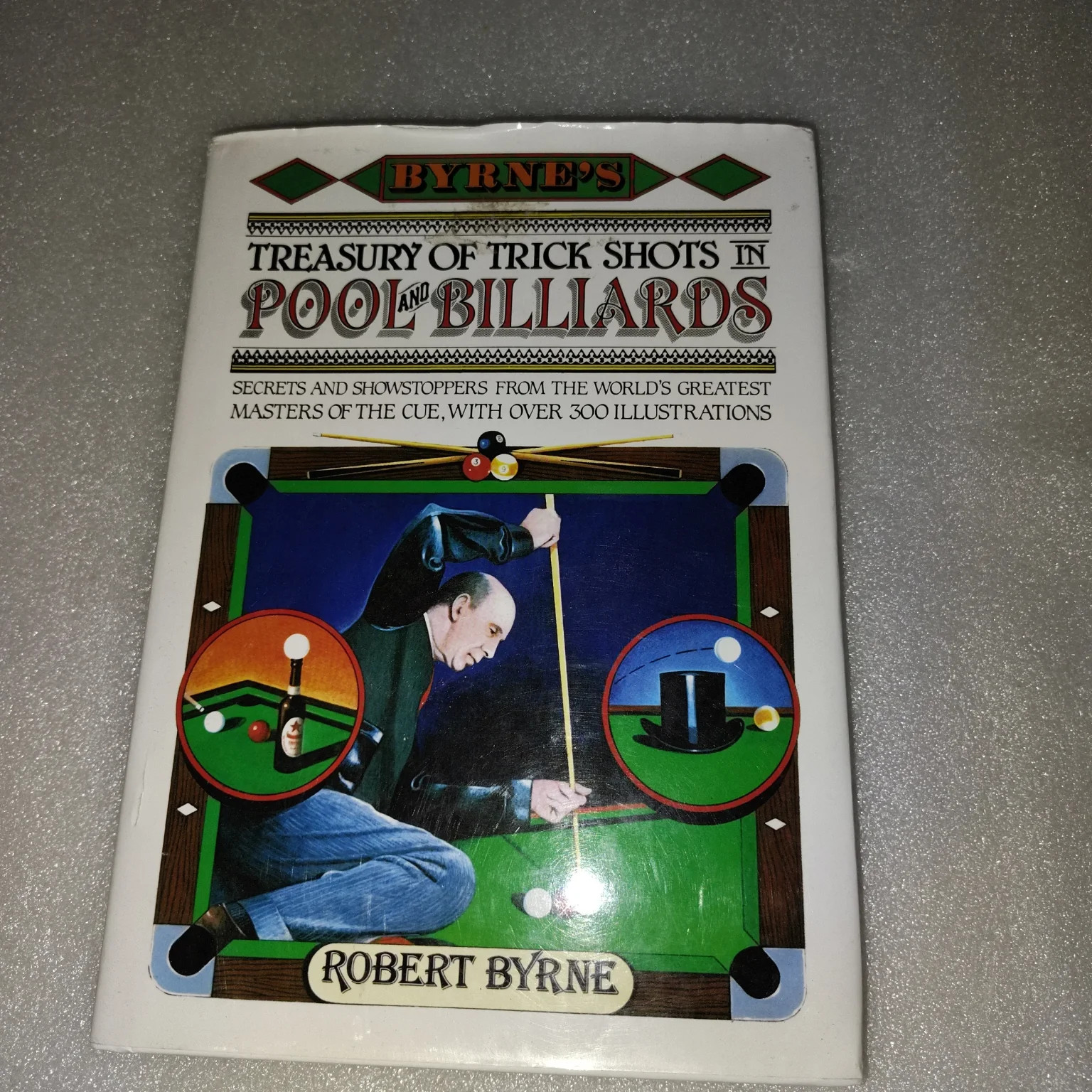 Byrne’s Treasury of Trick Shots Pool & Billiards Robert Byrne 2012 Skyhorse HC