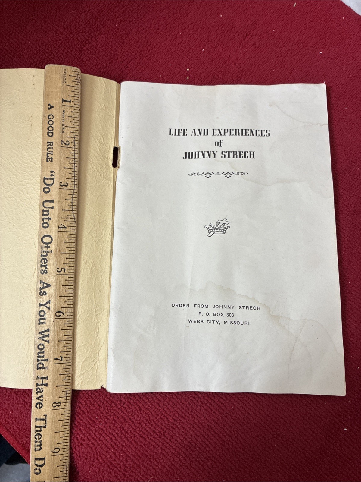 Life And Experiences Of Elder Johnny Stretch Book Christian Healing Prayer Faith