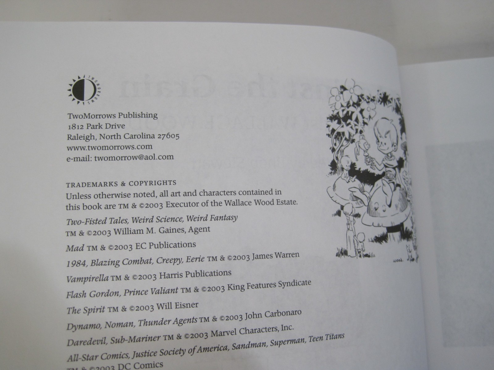 Against the Grain: Mad Artist Wallace Wood – Limited Edition Hardcover 2003