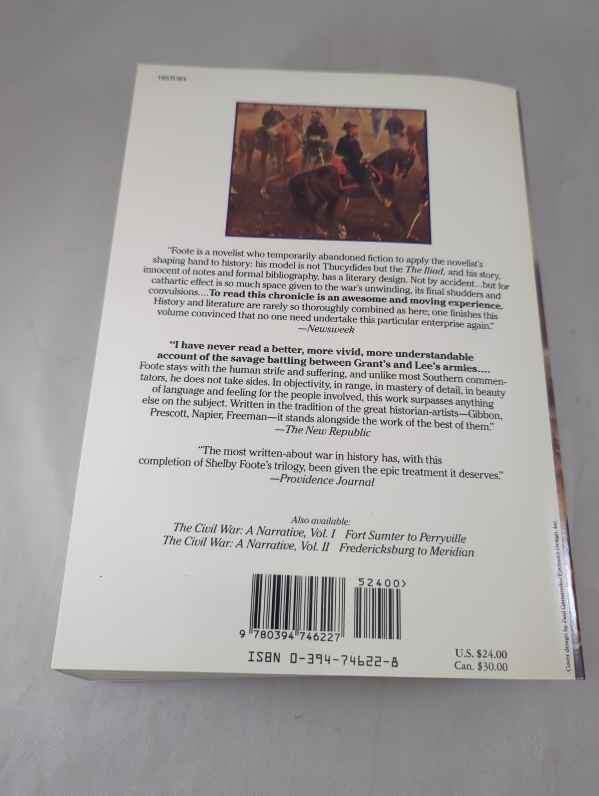 The Civil War: A Narrative, 3-VOL. Boxed Set By Shelby Foote Used Very Good