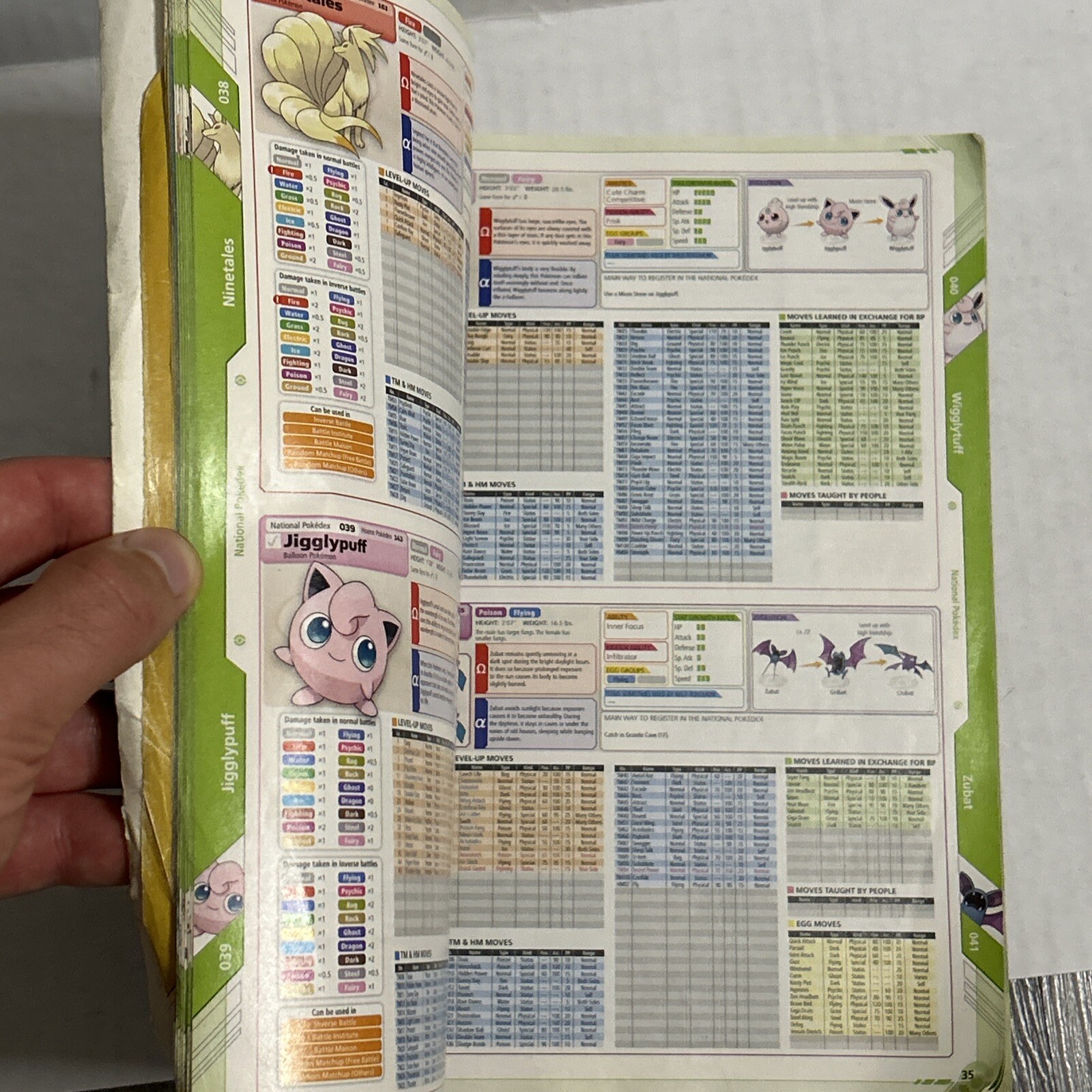 Pokemon Official National Pokedex Book Omega Ruby Alpha Sapphire No Poster