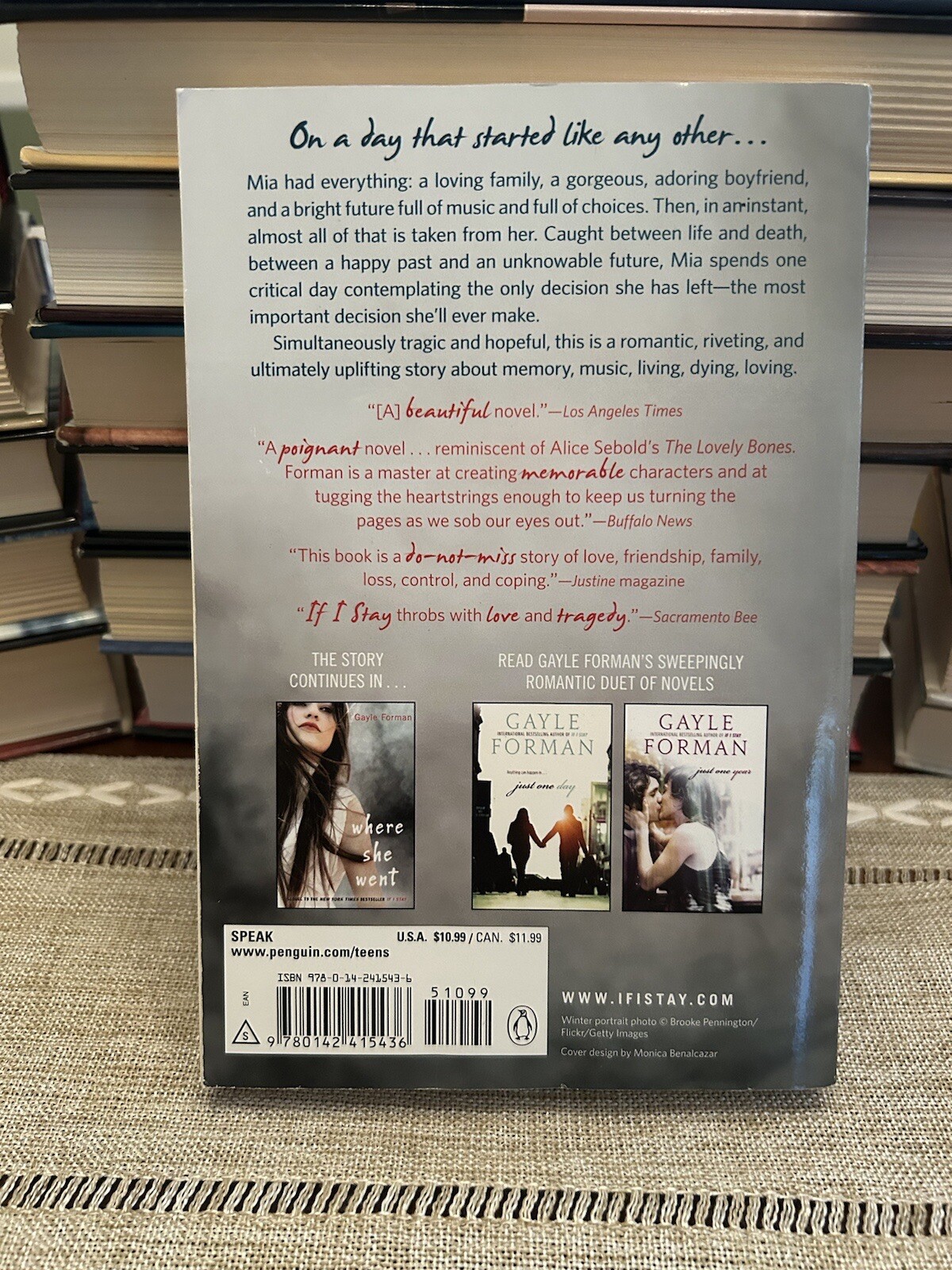 If I Stay by Gayle Forman (2010, UK-B Format Paperback)