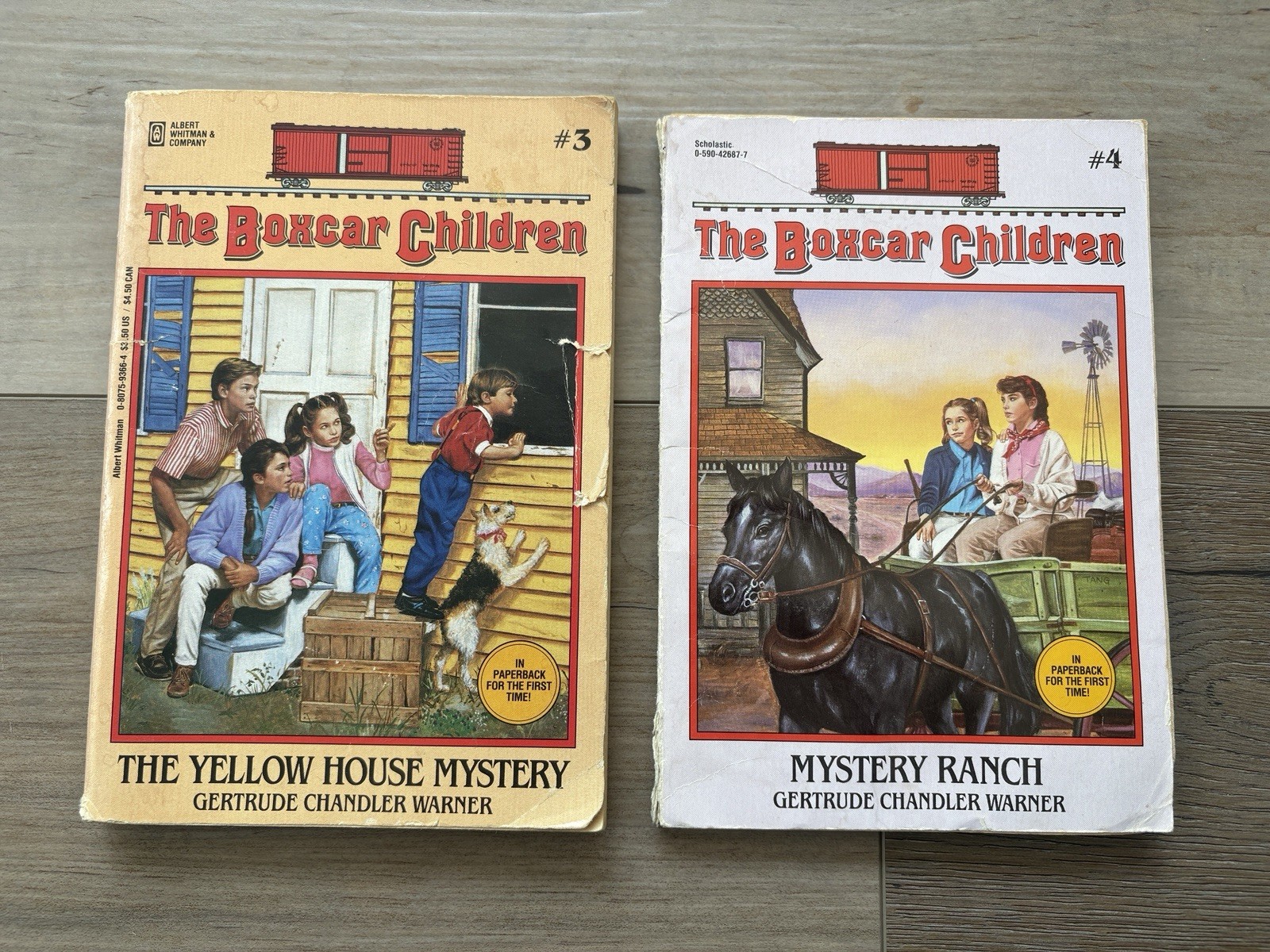 Gertrude Chandler Warner the Boxcar Children Set Of 9 Books And The Cookbook