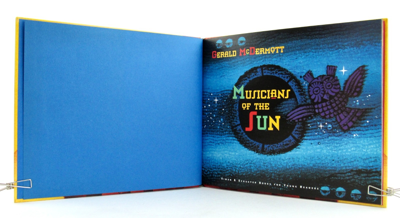 MUSICIANS OF THE SUN Gerald McDermott 1997 1st printing Signed HBDJ VG/EXC
