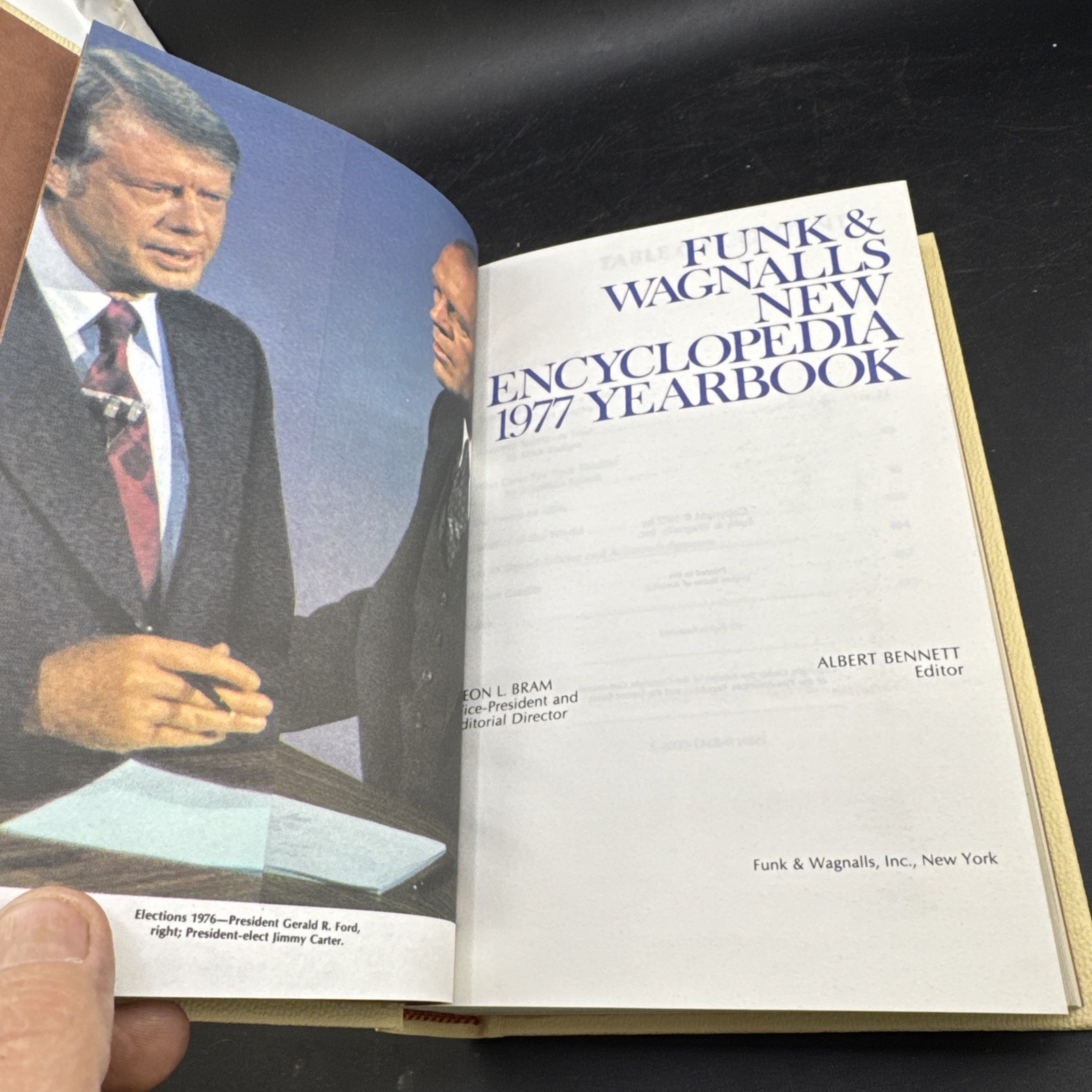 Funk Wagnalls Standard Reference Encyclopedia Yearbook Hardcover Events of 1976