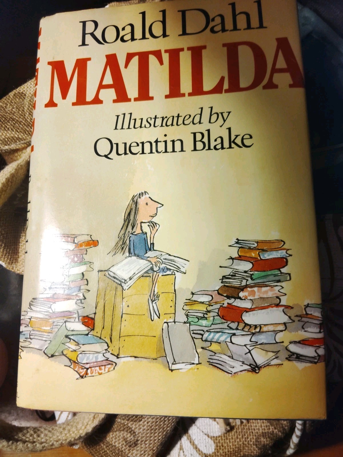 Matilda by Ronald Dahl — Hardcover, DJ — 1st Edition, 3rd Print — 1988 Viking