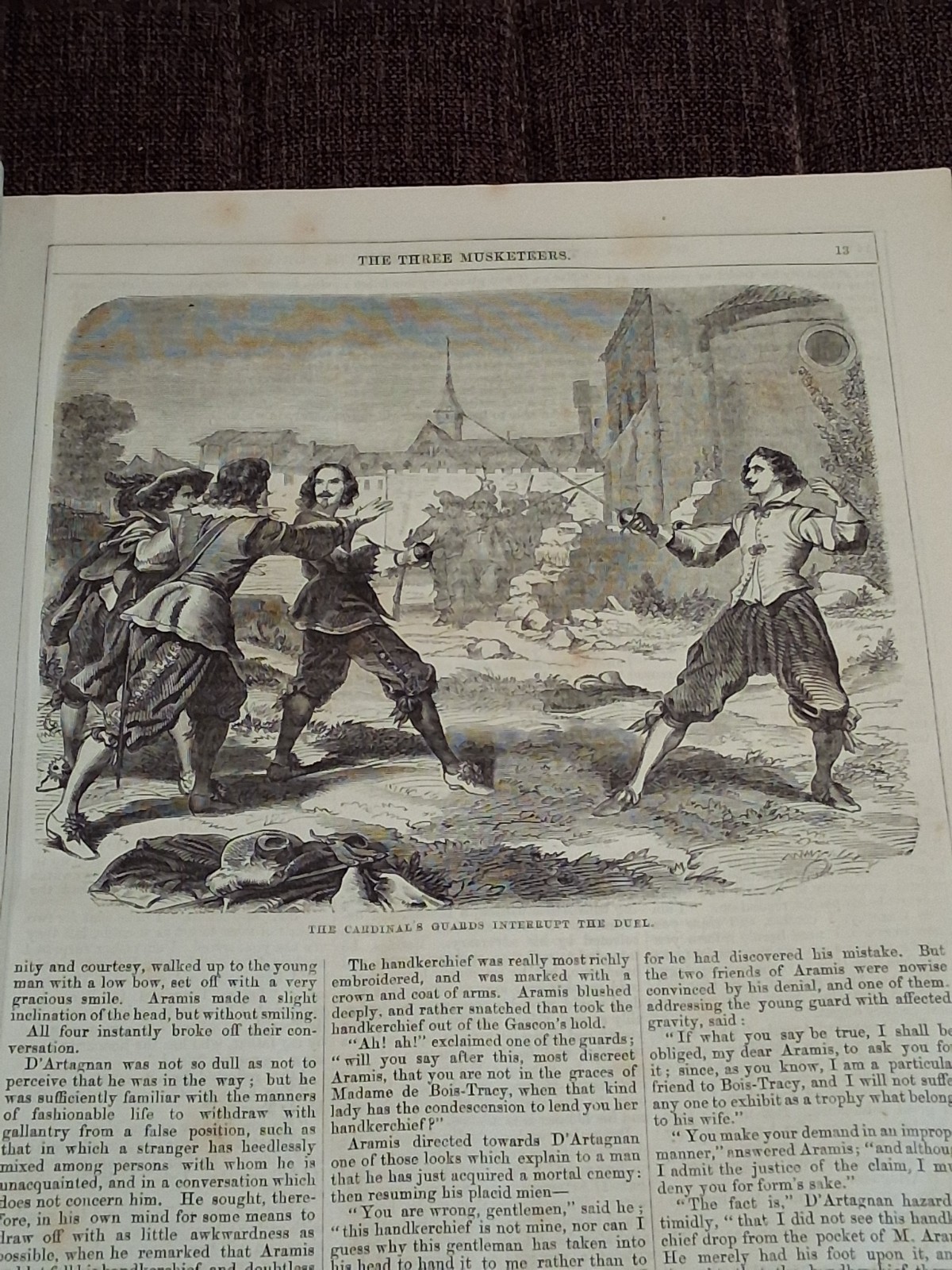 Alexander Dumas Three musketeers Twenty years later 1890th illustrated