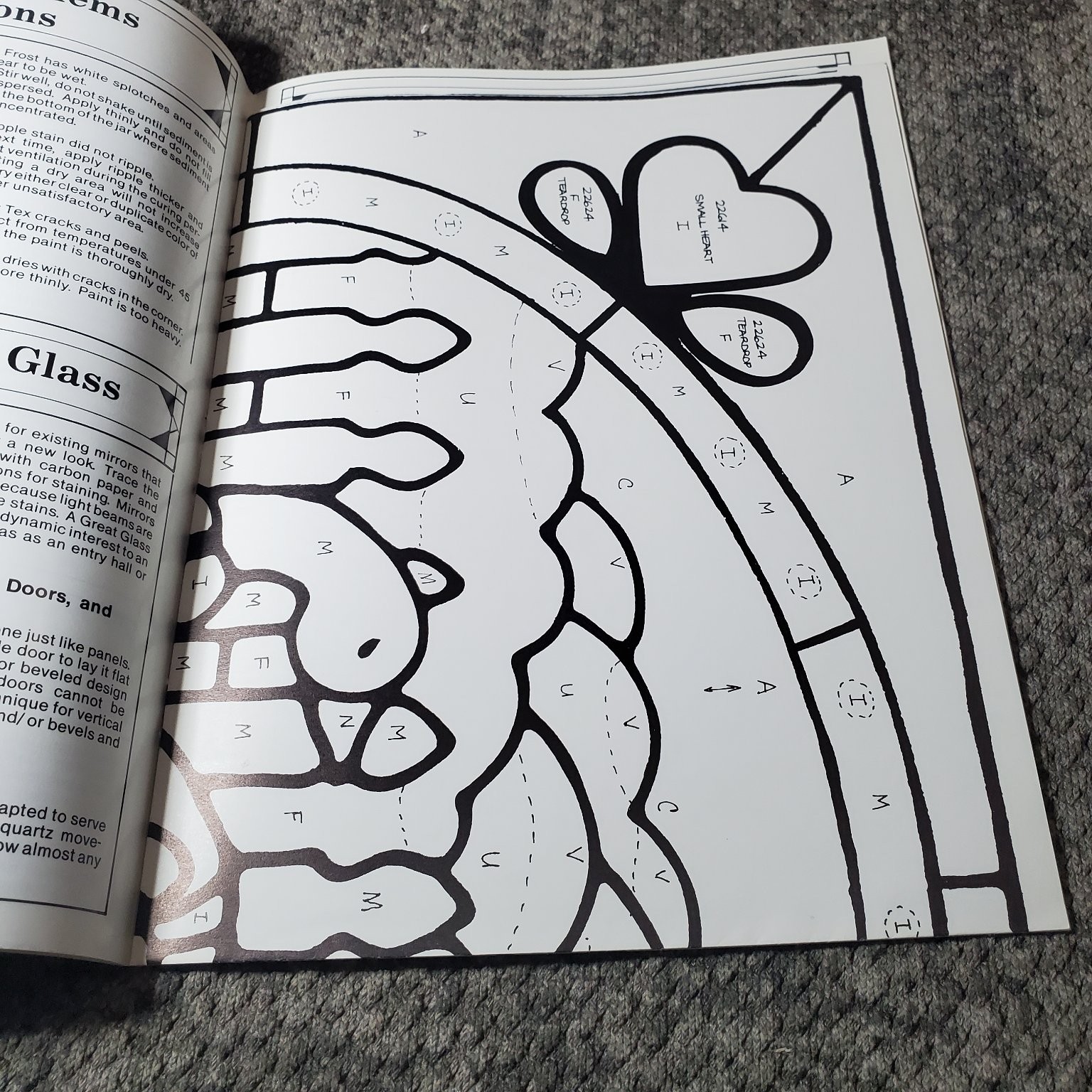 Country Patterns Great Glass Stained Glass Craft DIY Instructions Carol Smith