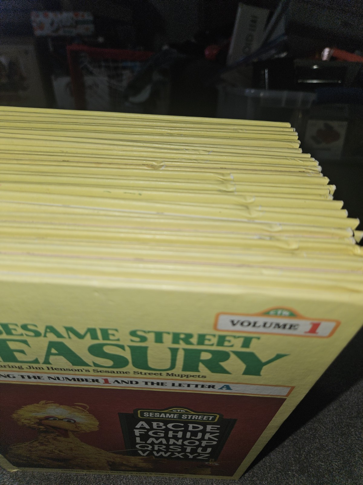 Sesame Street Library Vintage Books Vol. 1-15 Hardcover Book Complete Set