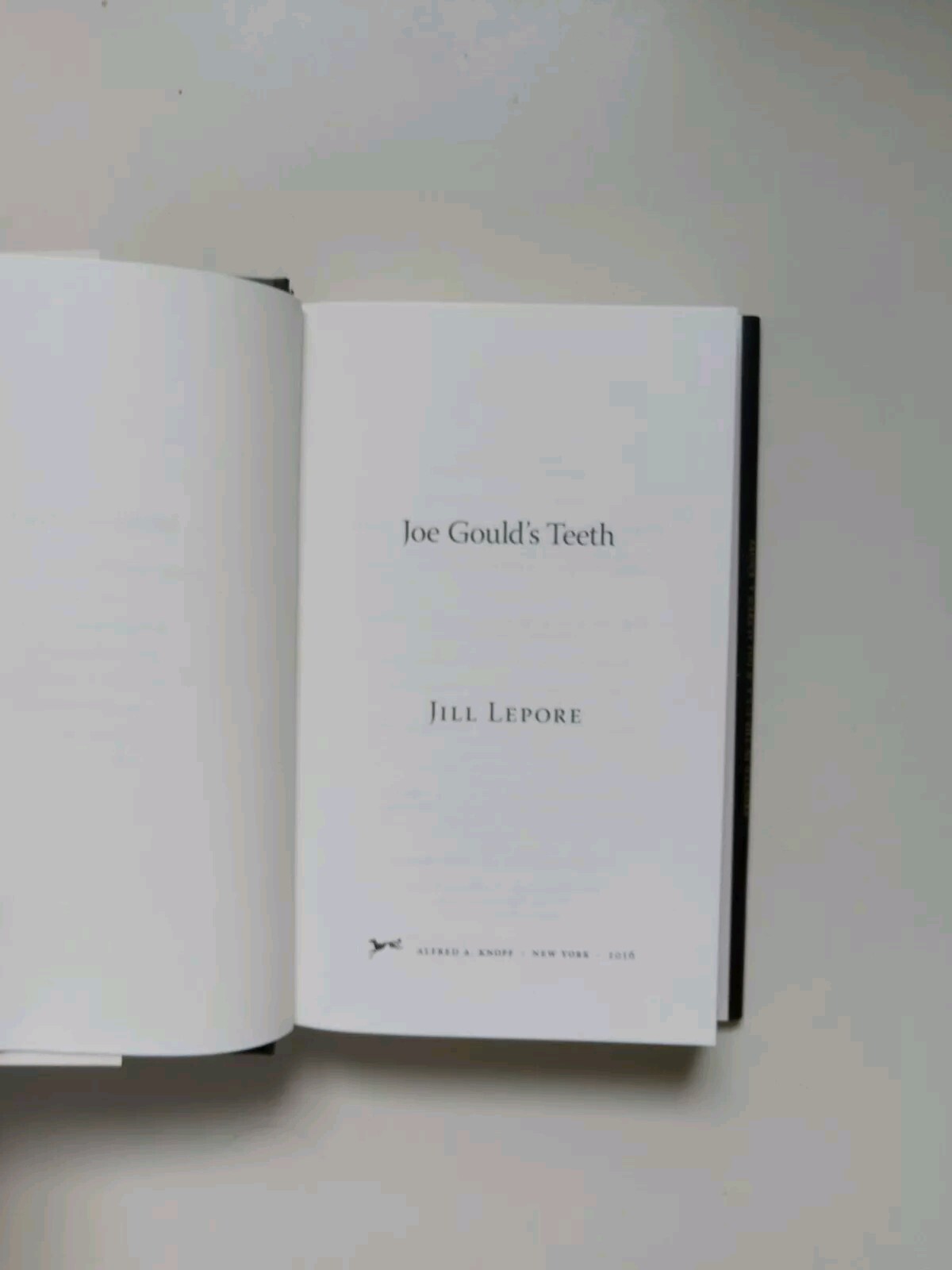 Joe Gould’s Teeth by Jill Lepore (2016, Hardcover)