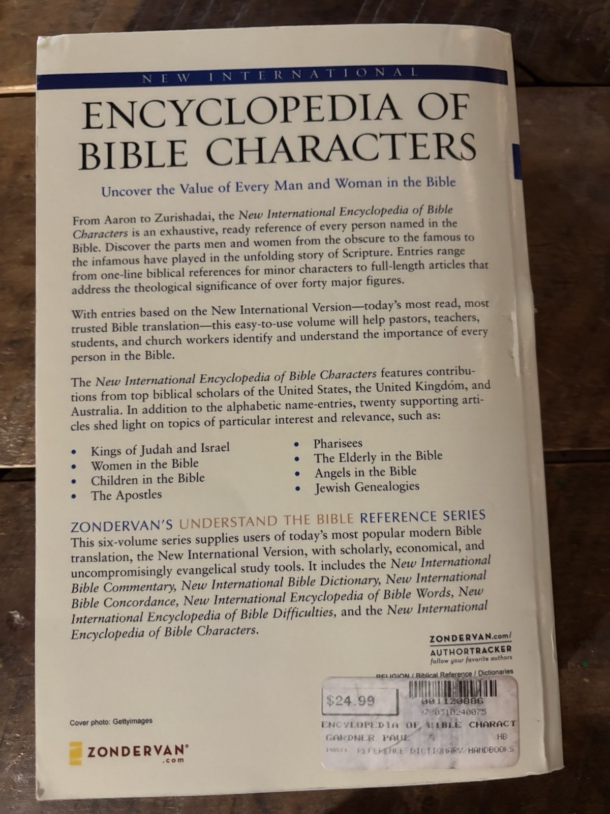 Encyclopedia of Bible Characters By Paul D. Gardner