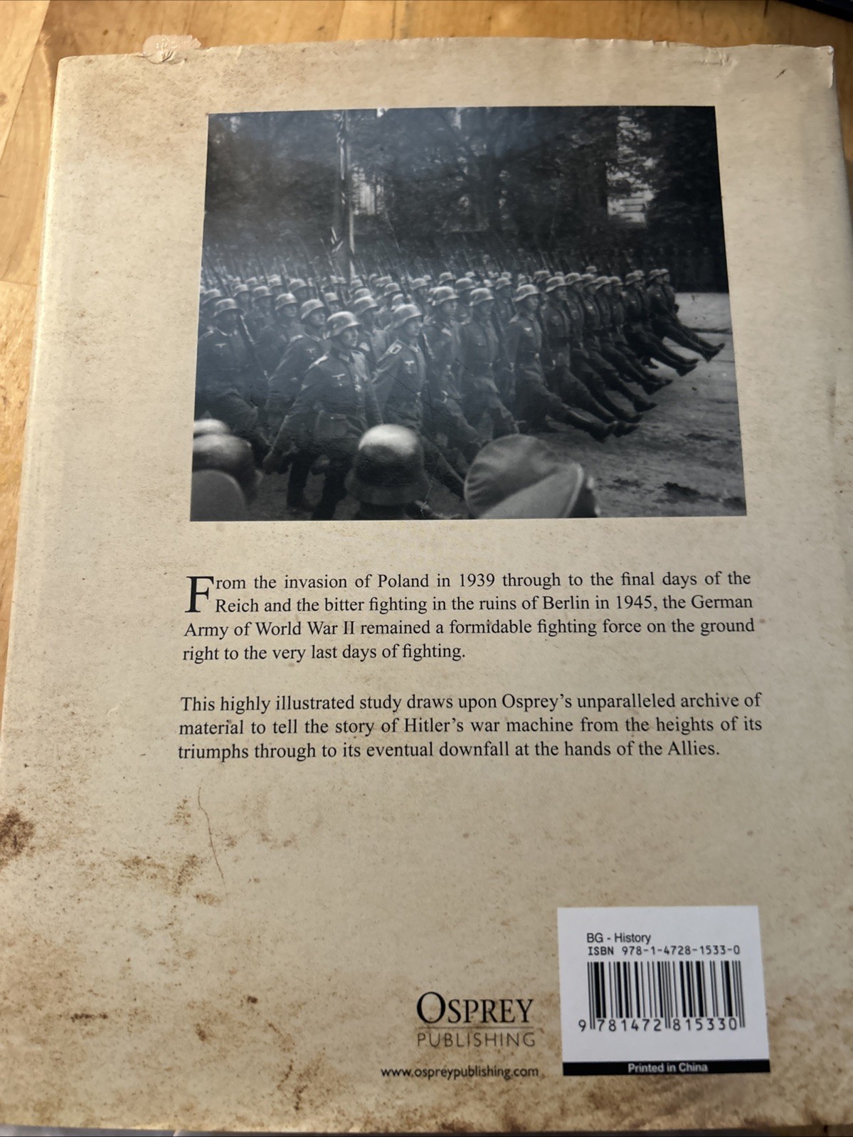 HITLER’S ARMIES A HISTORY OF THE GERMAN WAR MACHINE 1939-45 BY CHRIS MCNAB NEW