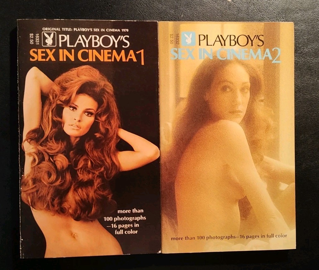 Vintage Box Set: Playboy’s „Sex In Cinema“ Paperbacks Vol 1-4 (1971-1974) .