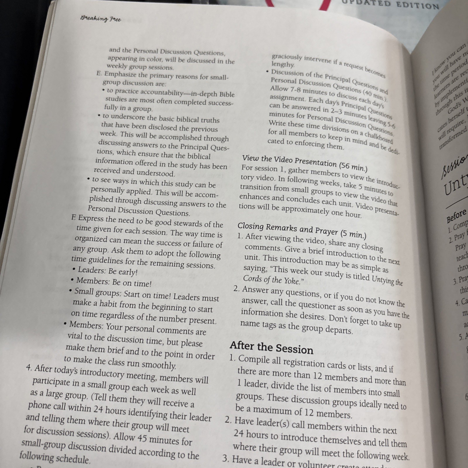 Breaking Free Updated Edition The Journey, The Stories By Beth Moore Lifeway Kit