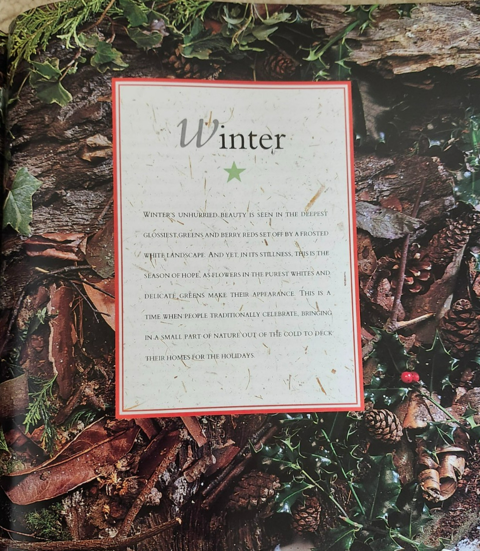 Vintage Creative Nature Crafts Hardback Book for Each Season by Alison Jenkins