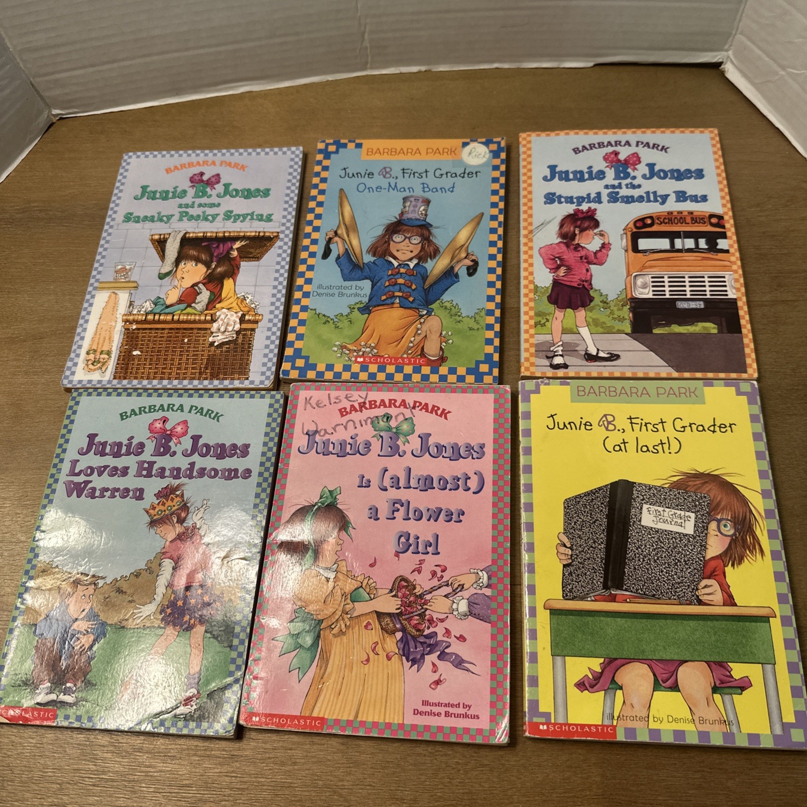 Lot of 6 Junie B. Jones Paperback Books by Barbara Park Various Titles