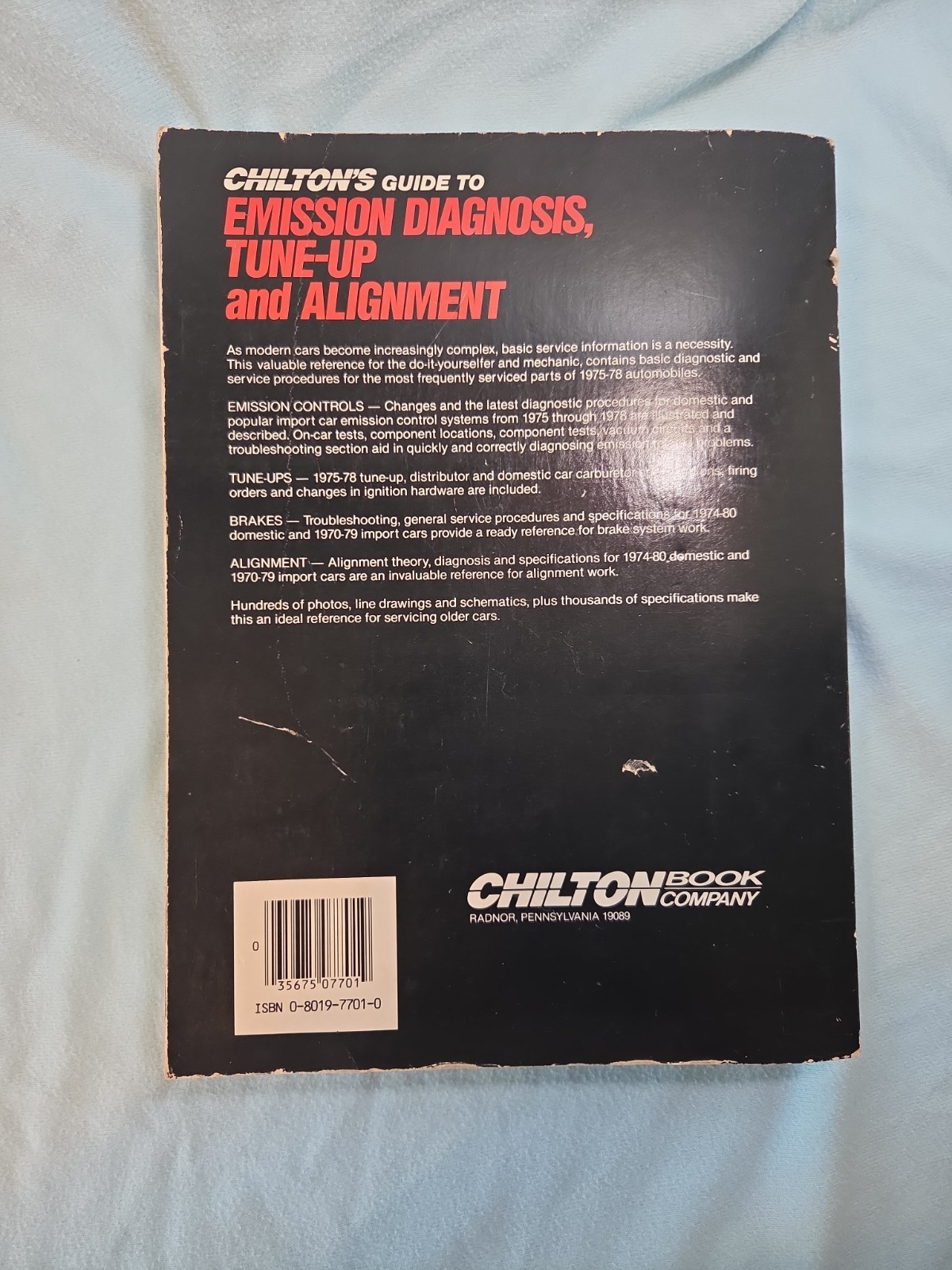 Chilton’s Guide to Emission Diagnosis, Tune-Up, and Alignment 1975-78