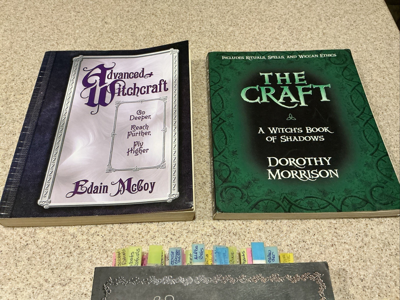 Lot Of 3 WITCHCRAFT Large Paperback Books Early 2000s Moura/McCoy/Morrison