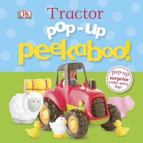 Pop-Up Peekaboo: Tractor! (Dk Pop-Up Peekaboo) – Board book – GOOD