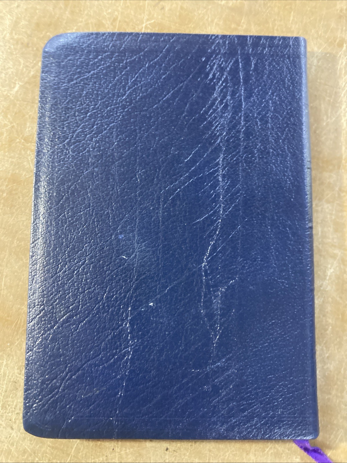 Vintage Compact Gideon KJV New Testament Psalms Bible T36 – Genuine Leather