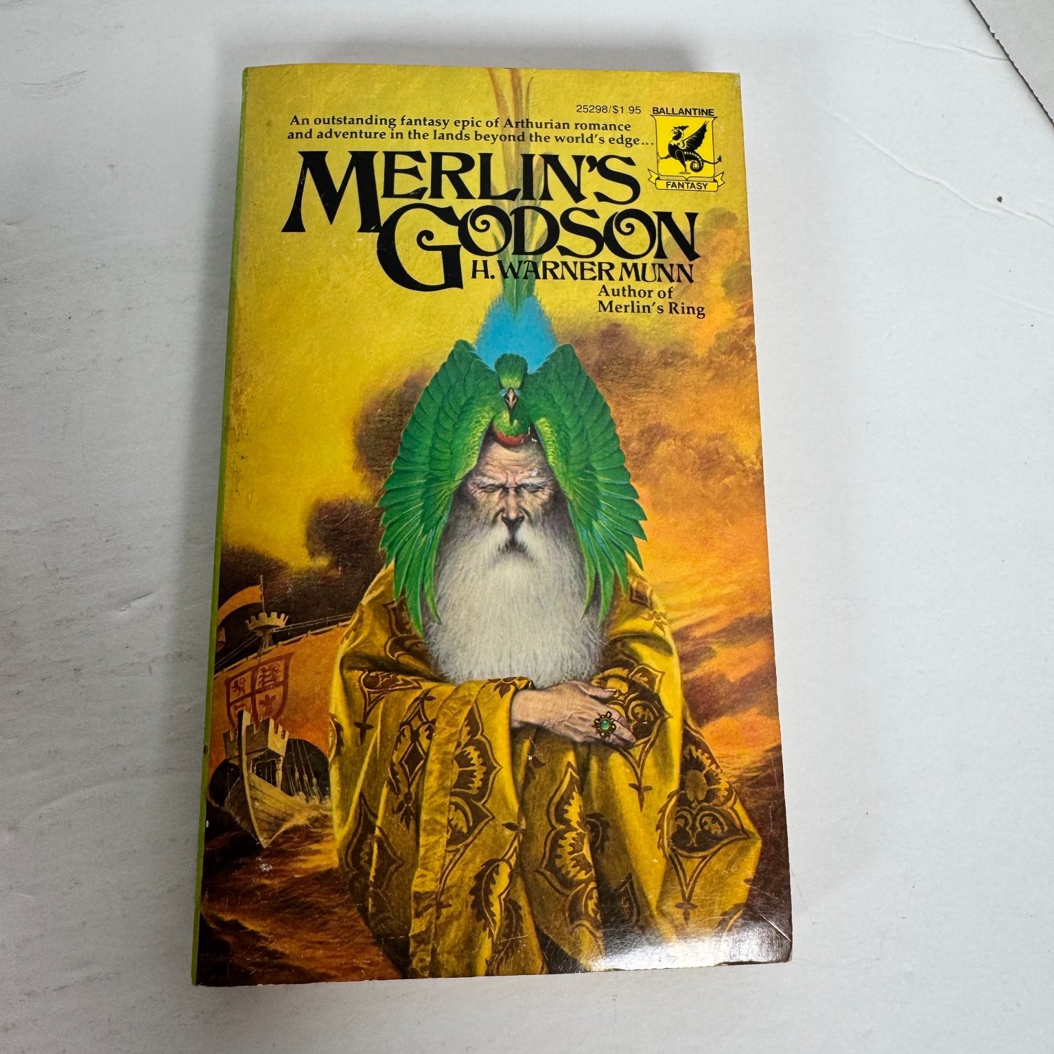 Merlin’s Godson H. Warner Munn 1976 First Edition Arthurian Fantasy Ballantine