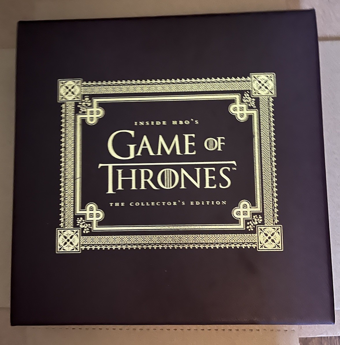 SIGNED George RR Martin HBO’s Game of Thrones Collector’s 2 Book Set MINT RARE